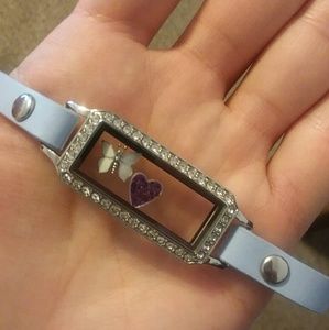 Origami Owl Bar Wrap Locket and Bracelet